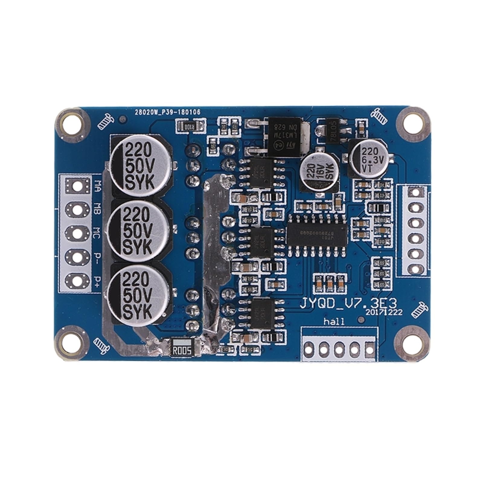 Scheda di azionamento del controller del motore brushless DC