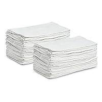 Vista 3 de GOLD TEXTILES White Shop Towels - Toallas de algodón [toalla de grado B] – trapos de 22 x 44 pulgadas en una caja – Valiosos trapos de limpieza