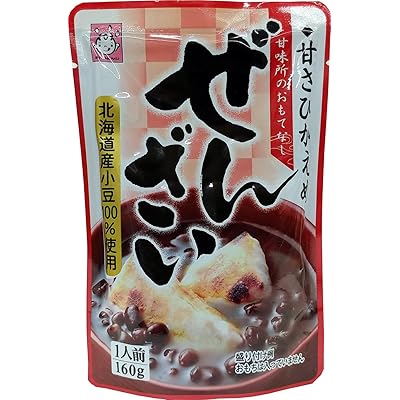 ヤマク食品 ぜんざい スタンドパック 160g 10個セット