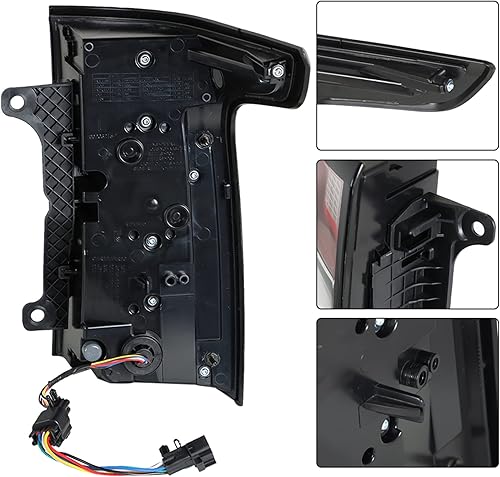 Vista 3 de Caenagrion GENRICS - Repuesto para Land Rover Range Rover L405 2018 2019 2020 luces traseras de lente transparente, montaje de luz trasera izquierda