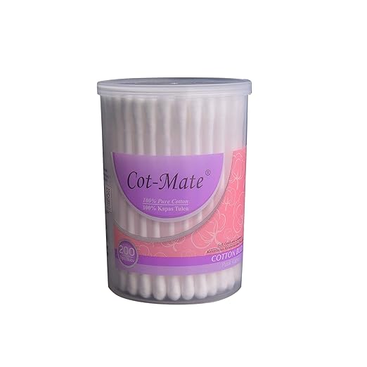 Buy CotMate Cotton Buds (100sticks 200tips) Online at Low Prices in