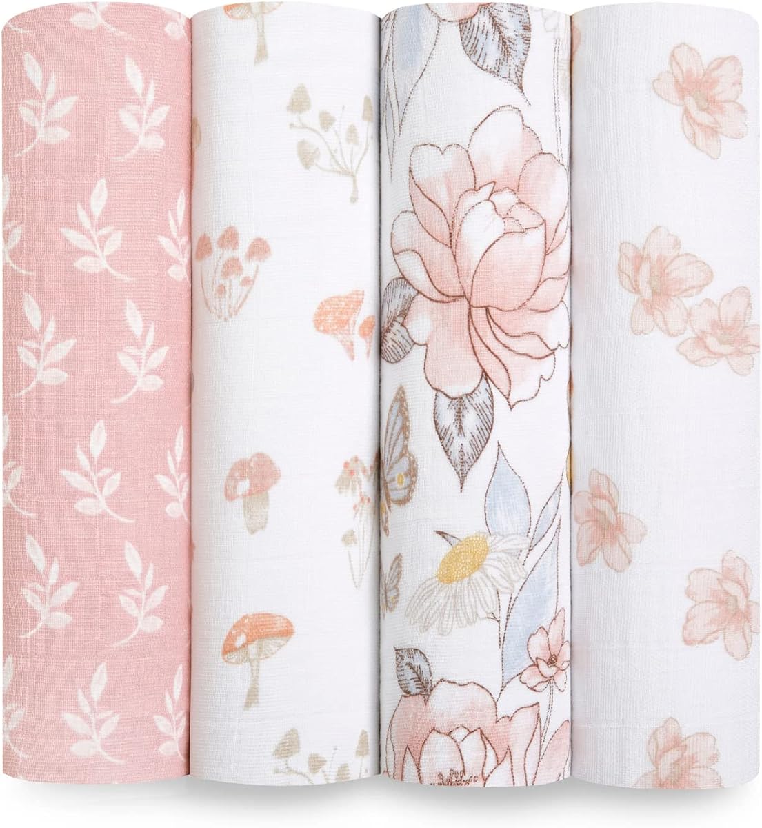 Organic Pima Cotton Travel Swaddle & Beanie Set