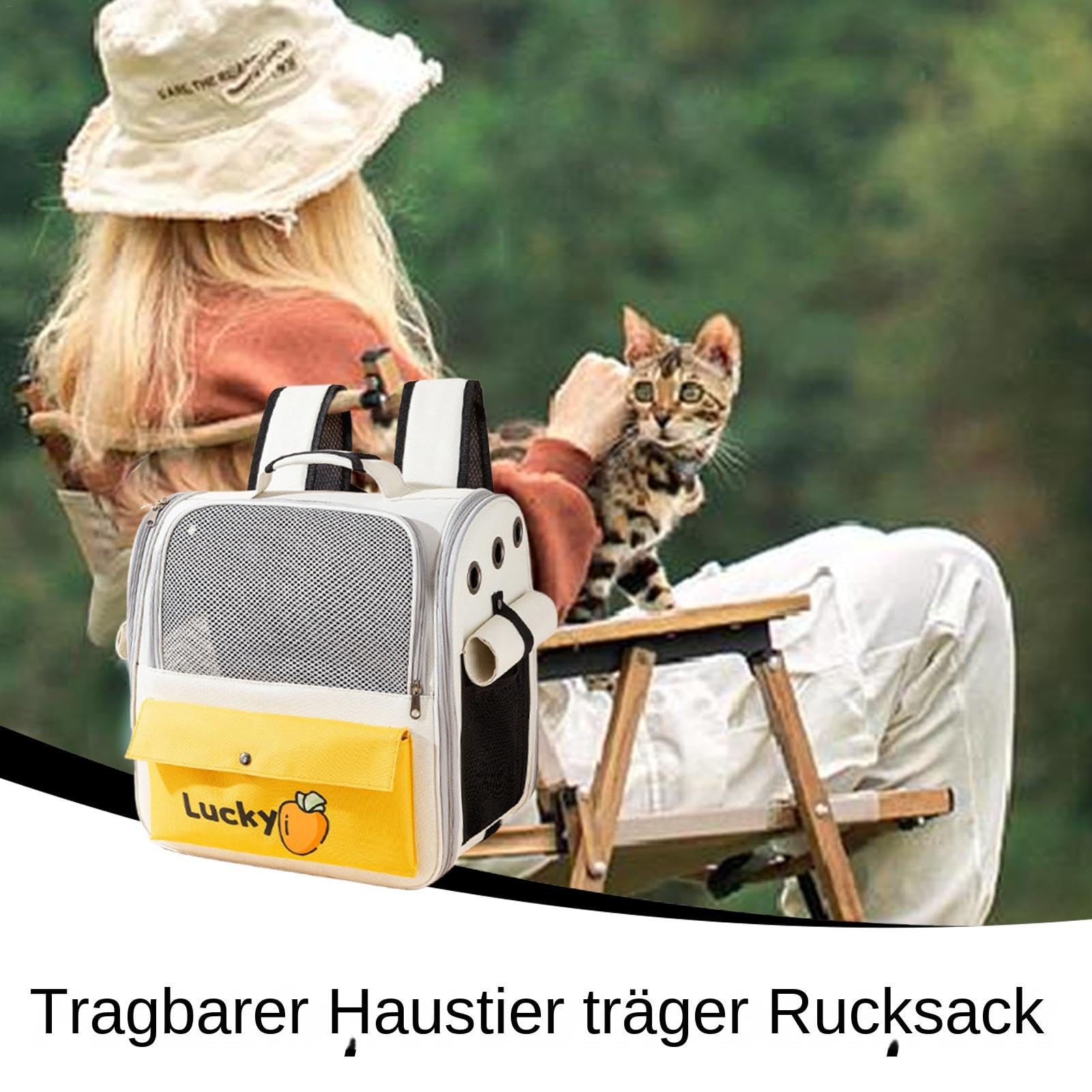Plecak Transporter Podróżny Dla Zwierząt Pojemny, Wentylowany Plecak | Nosidełko Plecak dla Małych Zwierząt do Wędrówek Podróży Kempingu Spacerów Rower na