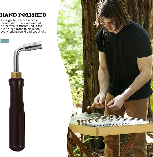 Miniatura 9 de Llave de afinación Dulcimer L- Llave de forma de L Herramienta de afinación de tono de instrumento Llave de afinación de tono de instrumento Llave