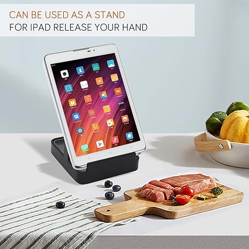 Miniatura 4 de vocheer Soporte para tapa de olla, organizador de cocina de acero inoxidable, soporte para cucharas, soporte de tapa para utensilios de cocina,