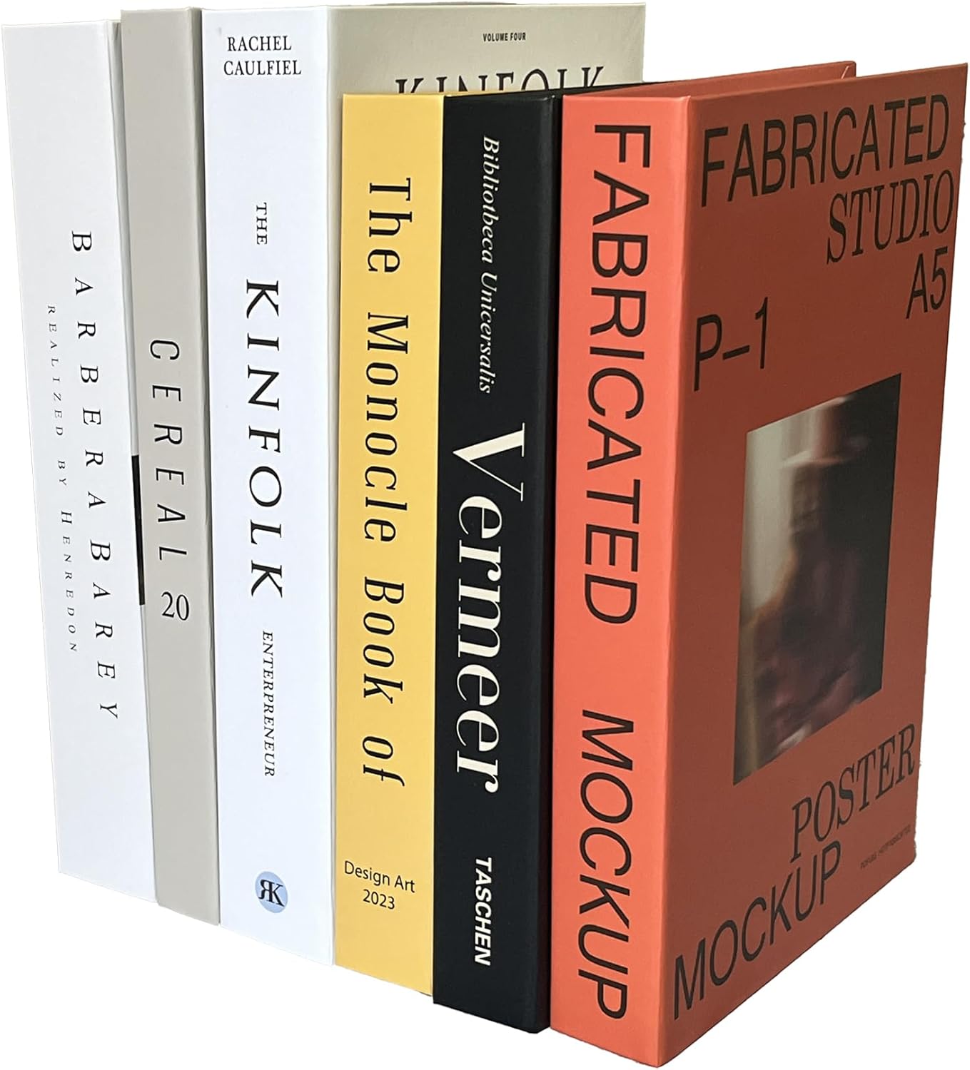 Decorative Fake Books for Home Decor - Set of 6Pcs Foldable Faux Book Vintage Coffee Table Bookshelf Decor, Premium Faux Book Set for Shelves & Living Room Aesthetic Mix Color