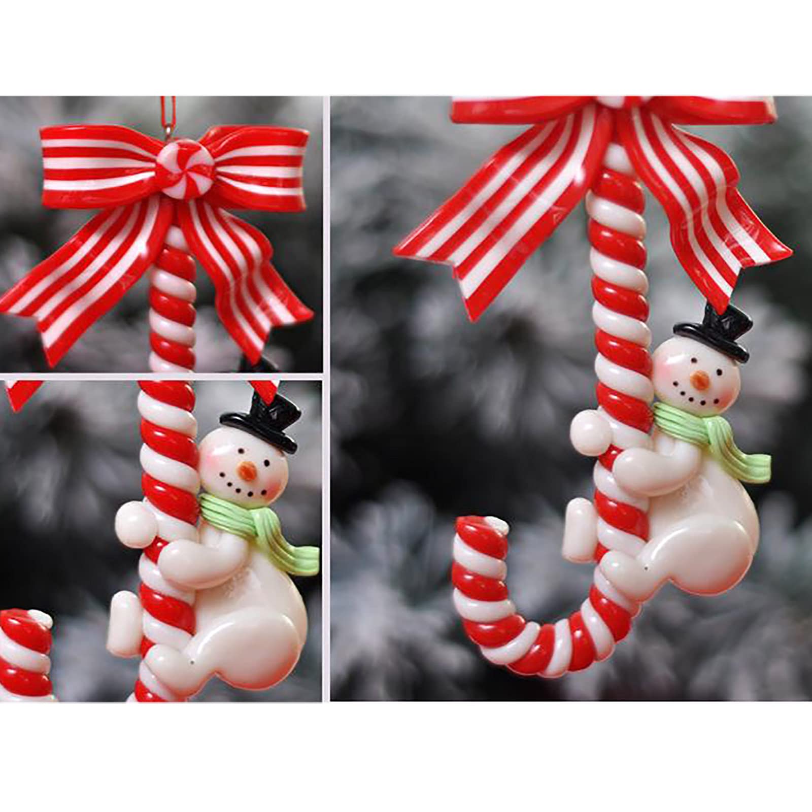 LOT DE 100 Mini-cannes à Sucre De Noël Décoratives, Petites