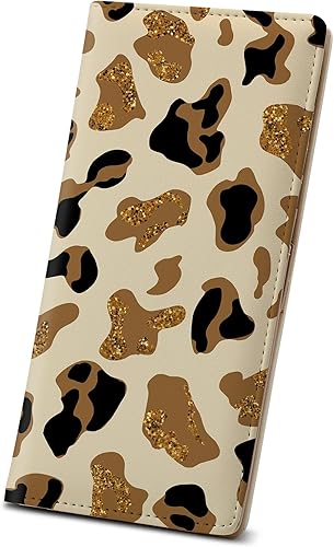 Miniatura 21 de Billetera para mujer, billetera RFID para mujer, delgada y delgada para tarjetas de crédito, cartera organizadora de piel sintética, bonita cartera