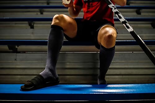 Miniatura 6 de Howies - Calcetines de hockey de ajuste fino, Gris