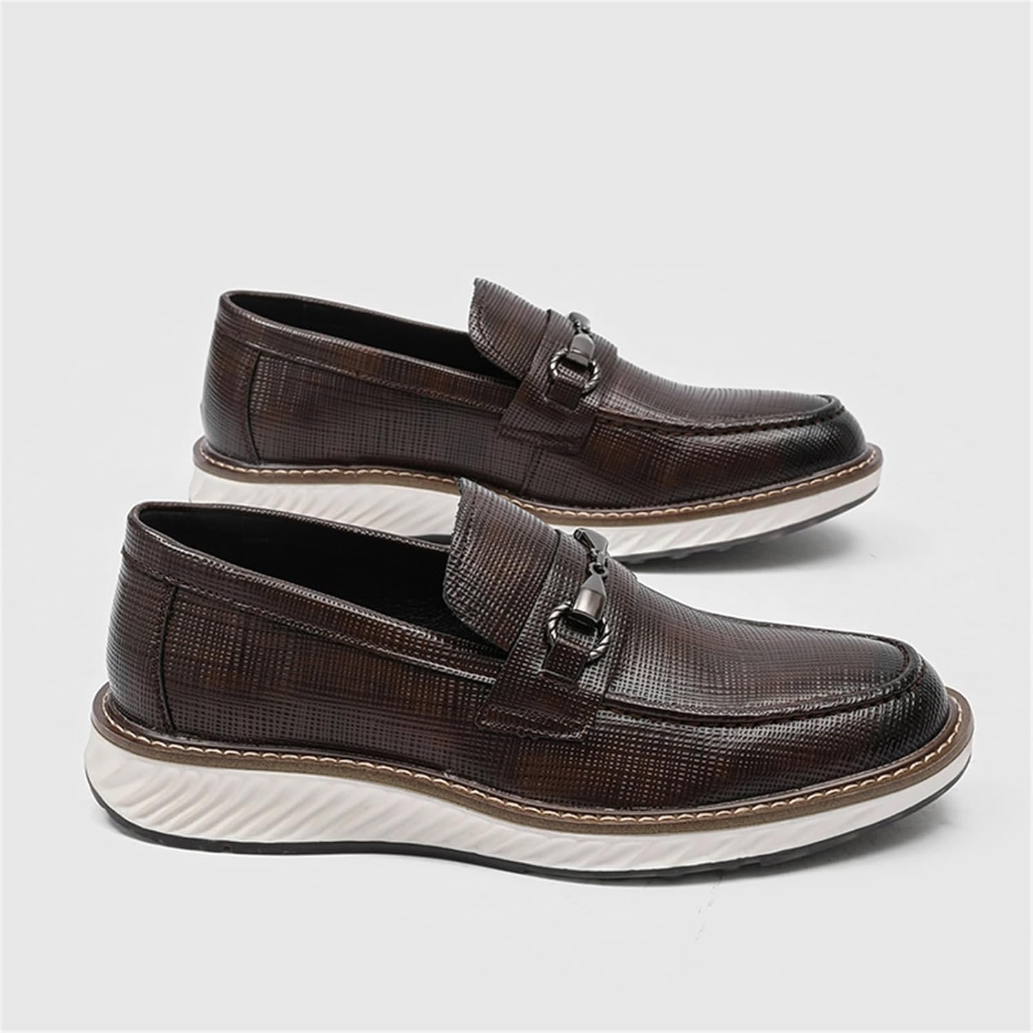 Men's Fashion Casual Slip-on Dress Loafers Shoes Business Formal Loafers for Men - Image 8