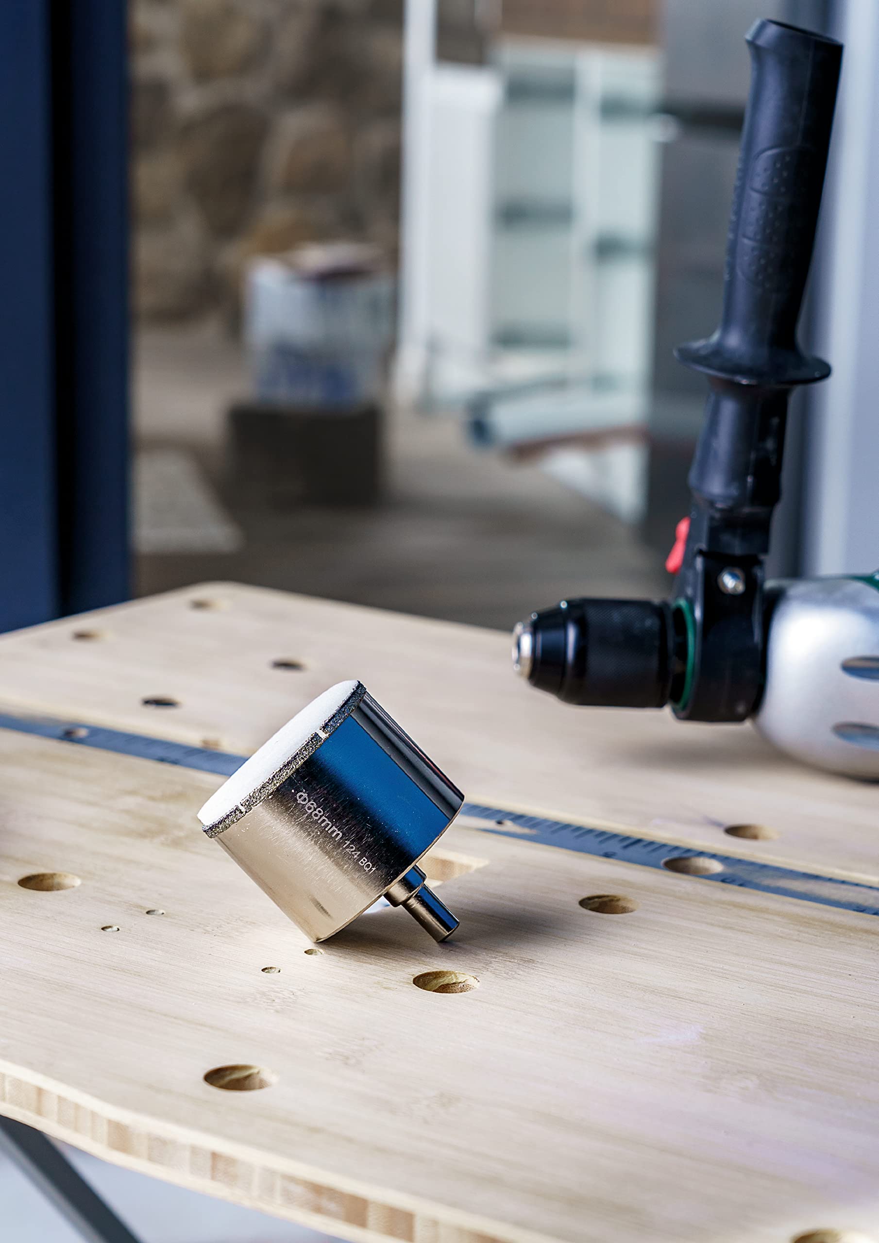 Bosch Profesional 2609256C92 - Corona diamante cerámica: corte húmedo: 68mm: DIY