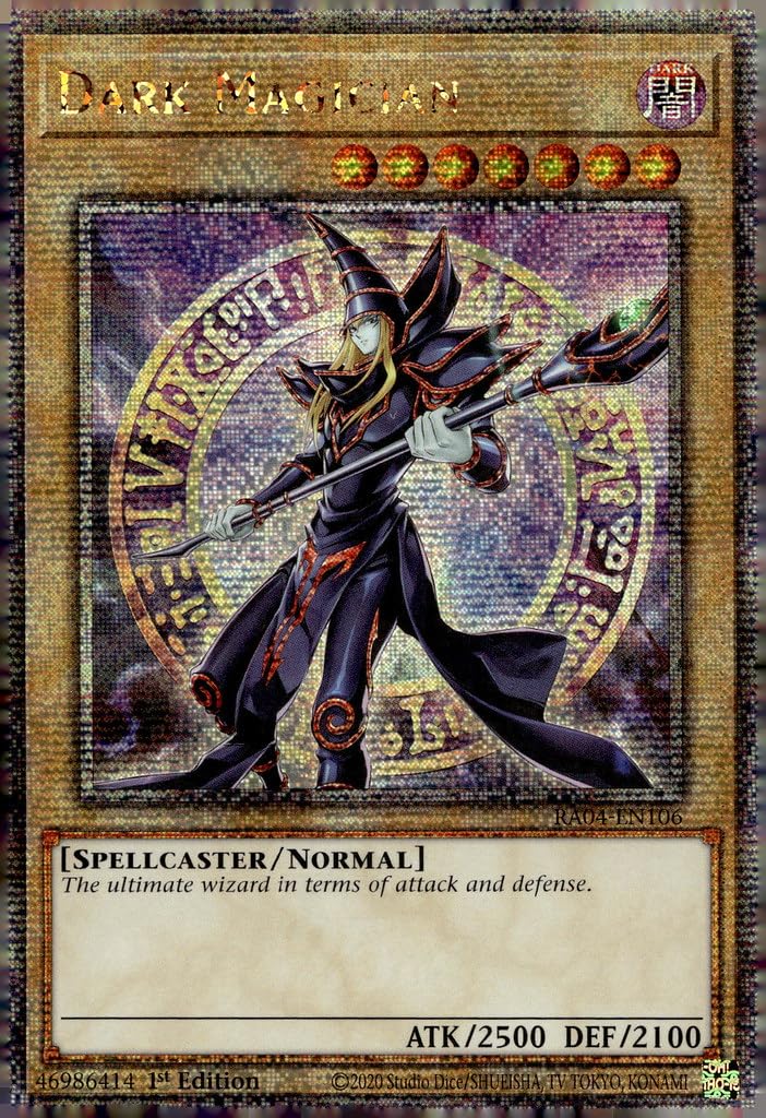 Amazon.com: Dark Magician (8th Art) (Quarter Century Secret Rare