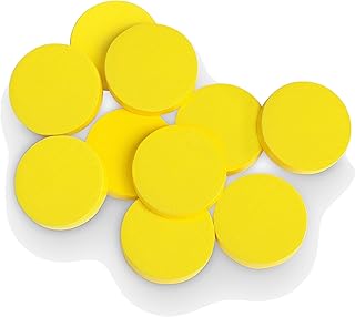 Peleya Spare Pucks / Dropping Discs Only Compatible with Peleya Tumbletron Drop Disc Game 25mm x 3mm (1inch x 0.1inch)