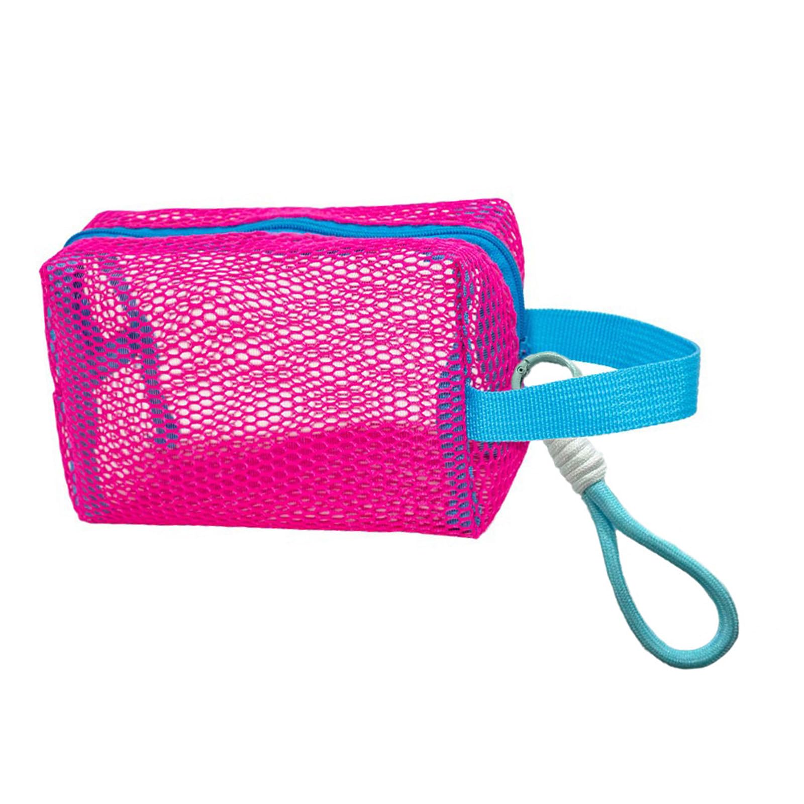 HENYGEN Stylish Meshes Makeup Storage Bag with Spacious Interior Multipurpose Meshes Bag for Cosmetics Skincare and Small Items Travel Cosmetic