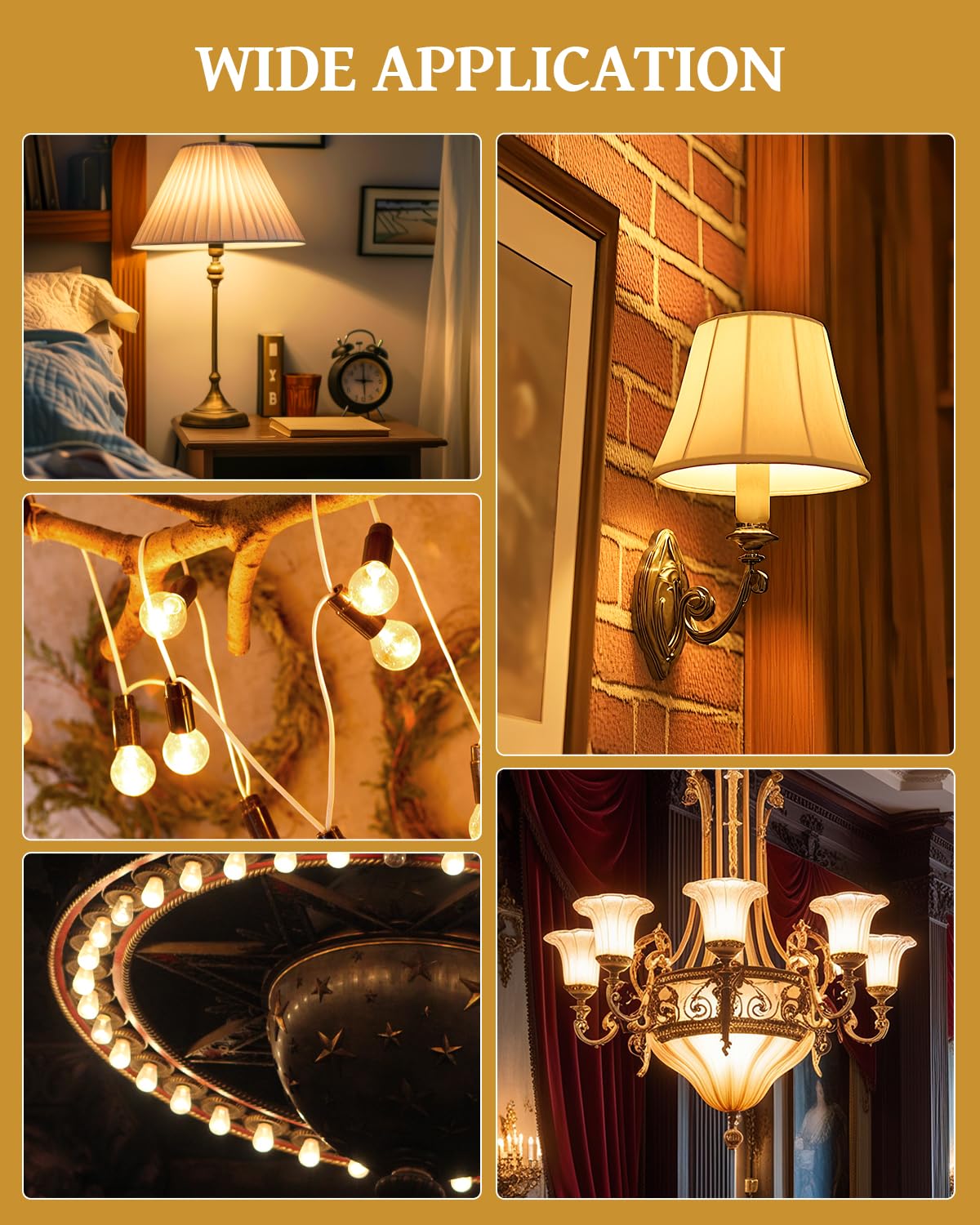 Lamptobe 4W B22 Vintage Bayonet Light Bulb Warm White 2200K, 40W Equivalent - Image 2