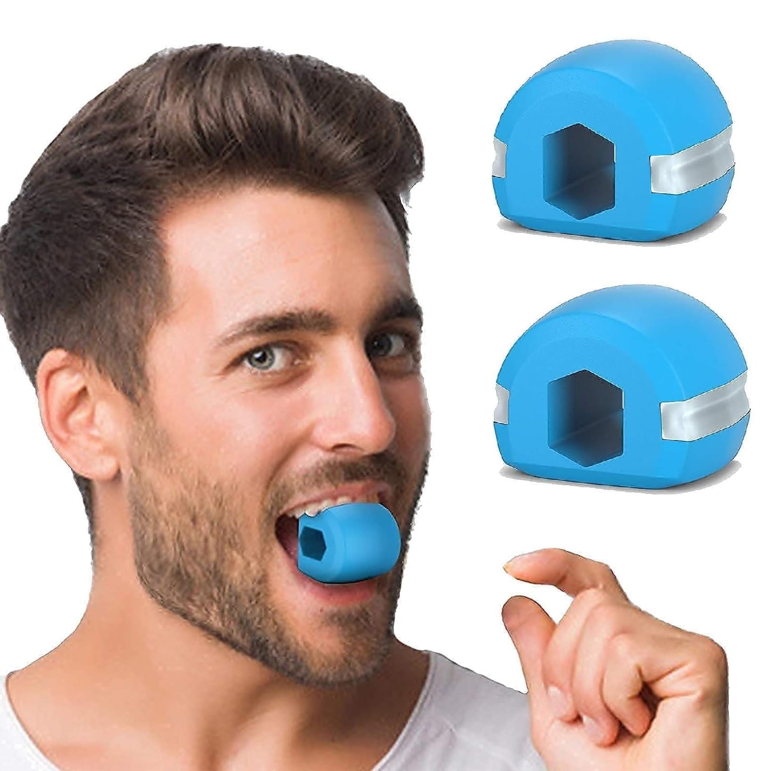 SHYAM EXPORT Jawline Exerciser Jaw Face, and Neck Exerciser - Define Your Jawline, Slim and Tone Your Face, Look Younger and Healthier Jawline Exerciser Tool Men & Women