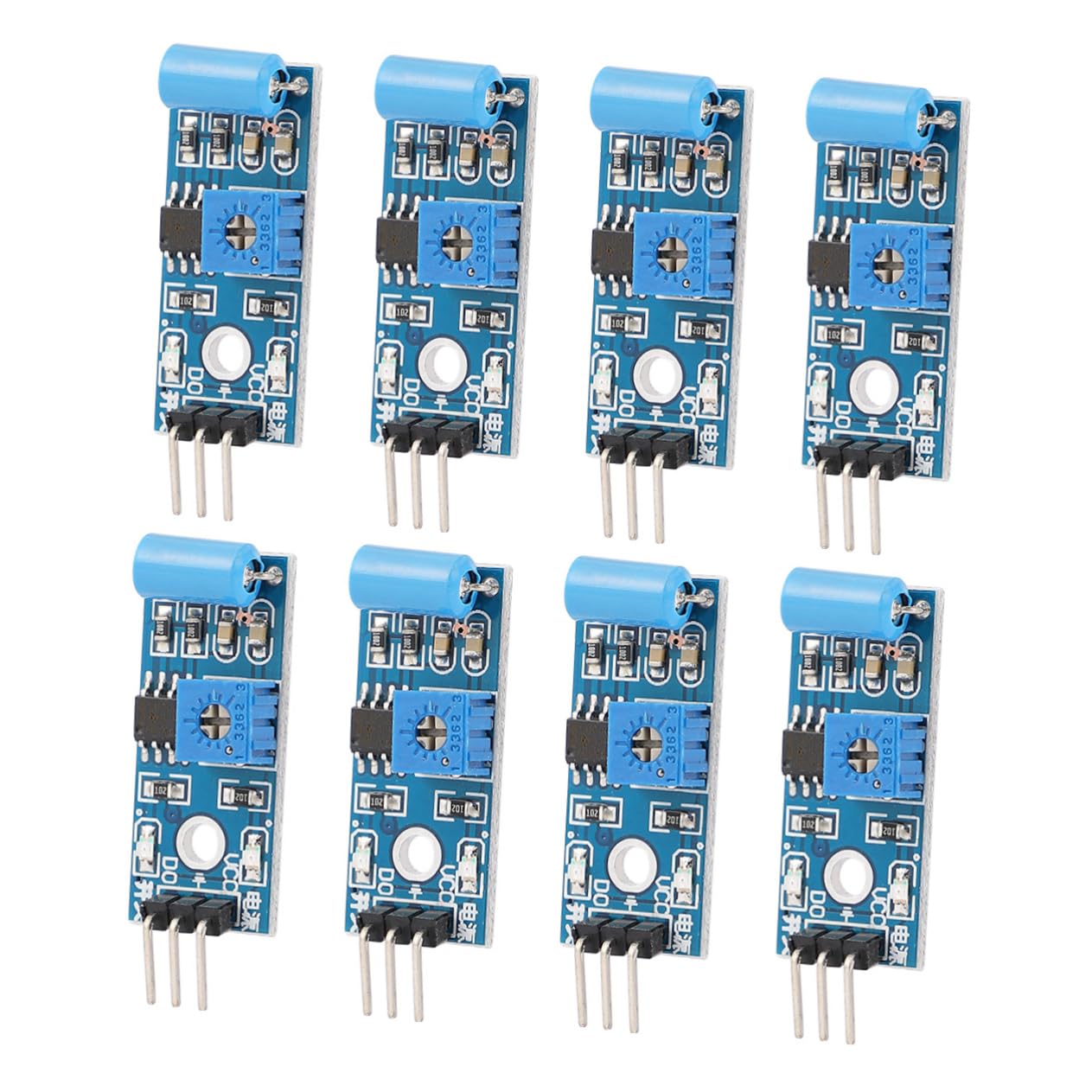 HOMOCONO Vibration Sensor Module Normally Closed for Alarm 10pcs Vibration Detection