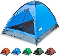 Vista 10 de Tienda de campaña para 2 personas, impermeable, ligera, portátil, para acampar al aire libre, senderismo, viajes