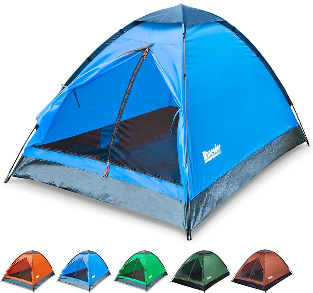 ドームテント ソロキャンプ 設営簡単 防水 キャンピングテント 2