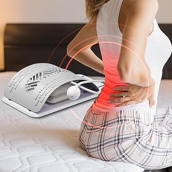 Lumbar Back Stretcher Board Massager Corrector Device
