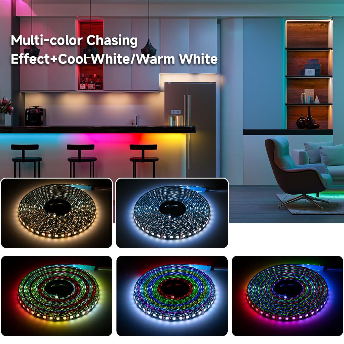 BTF-LIGHTING 5050SMD WS2814 IC RGBW 4 w 1 Adresowana taśma LED RGB + ciepła biel 5M 84LEDs/m DC24V PCB biała IP65 wodoodporna Dreamcolor do majsterkowania projekt dekoracja domu (tylko pasek)