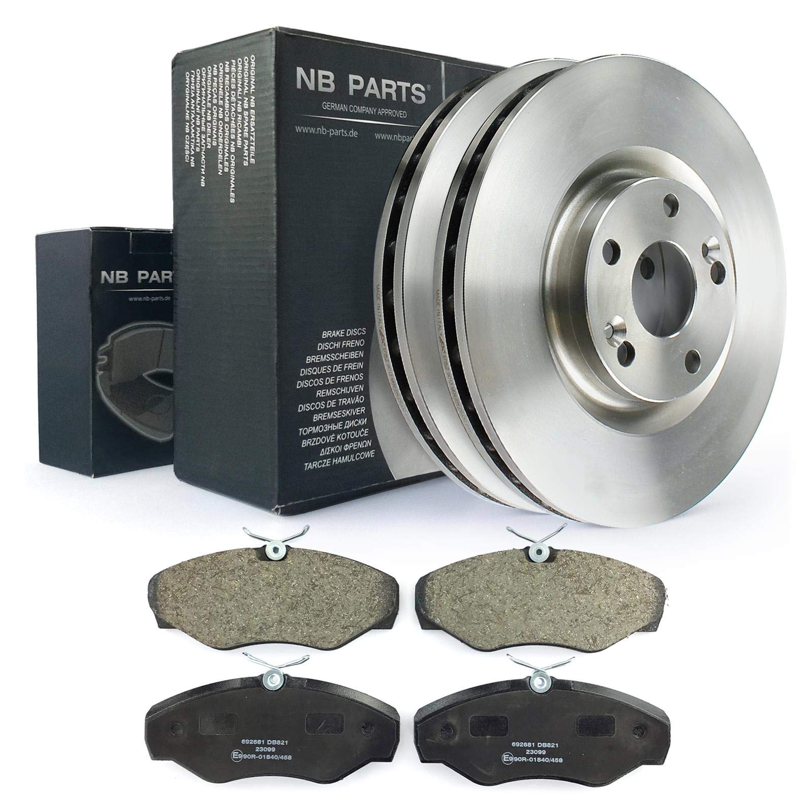 Discos de freno + pastillas de freno delantero NB PARTS Germany 10042627