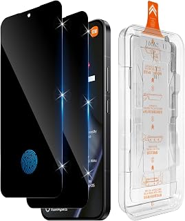 Sichtschutz für Xiaomi Mi 17T Pro/15T Pro/15T 5G für Panzerglas, 2 PCS [Auto-Installation] Anti Spy Schutzfolie, Anti-Fingerabdruck 0 Blasen Sichtschutzfolie, 9H Privacy Schutzglas