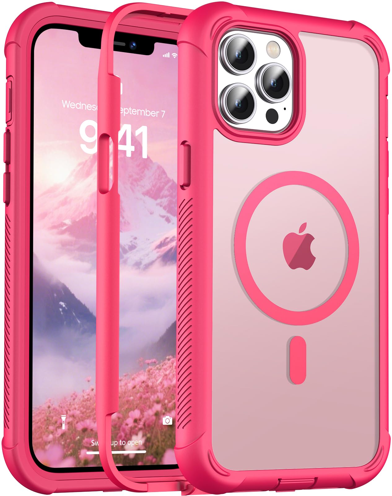 Photo 1 of jaroco Magnetic Case for iPhone 12 Pro Max, Rose
