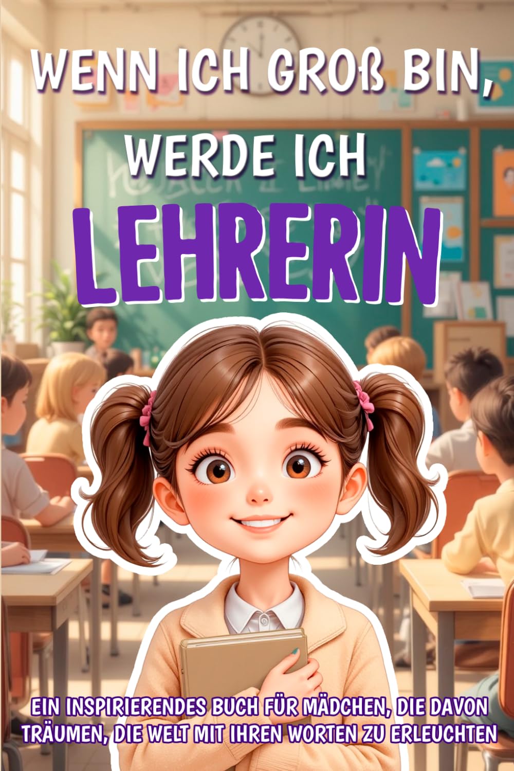 Wenn ich groß bin, werde ich Lehrerin: Ein inspirierendes Buch für Mädchen, die davon träumen, die Welt mit ihren Worten zu erleuchten