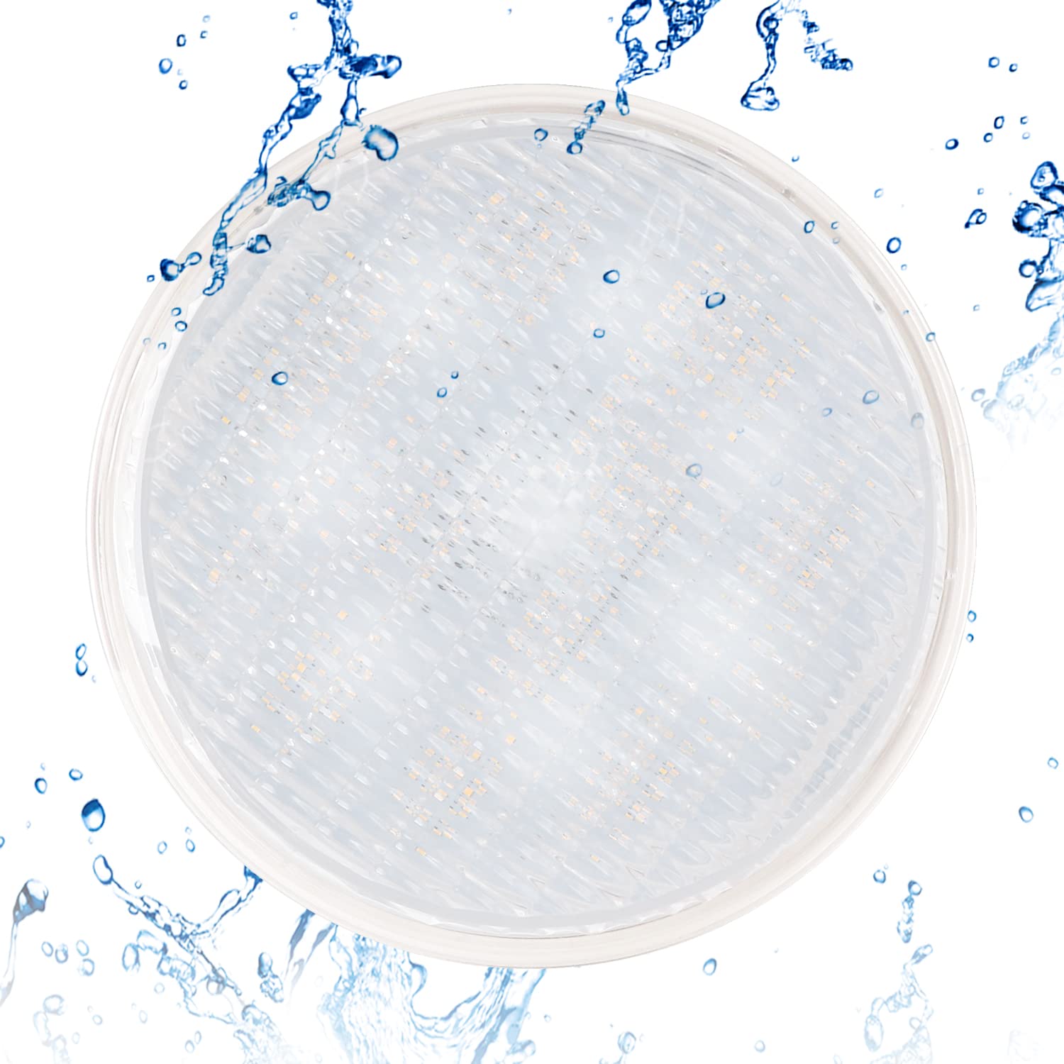 KOLLNIUN LED Poolleuchten, PAR56 Unterwasserleuchten Schwimmbadleuchten, IP68 Wasserdichte Poolbeleuchtung, 20W 12V AC/DC Unterwasser Beleuchtung