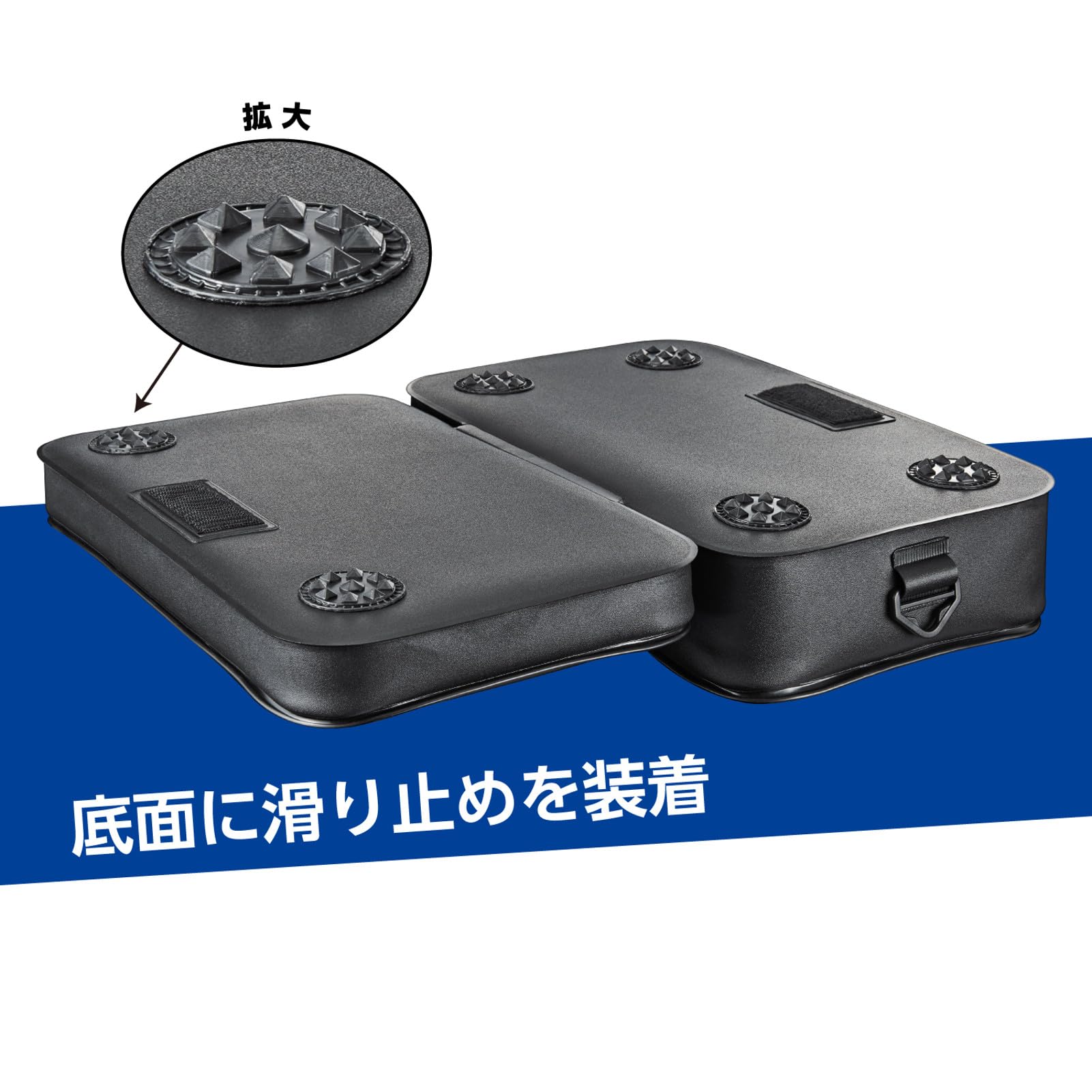 Amazon | バリバス(VARIVAS) VABA-101 折りたたみクッション ブラック 