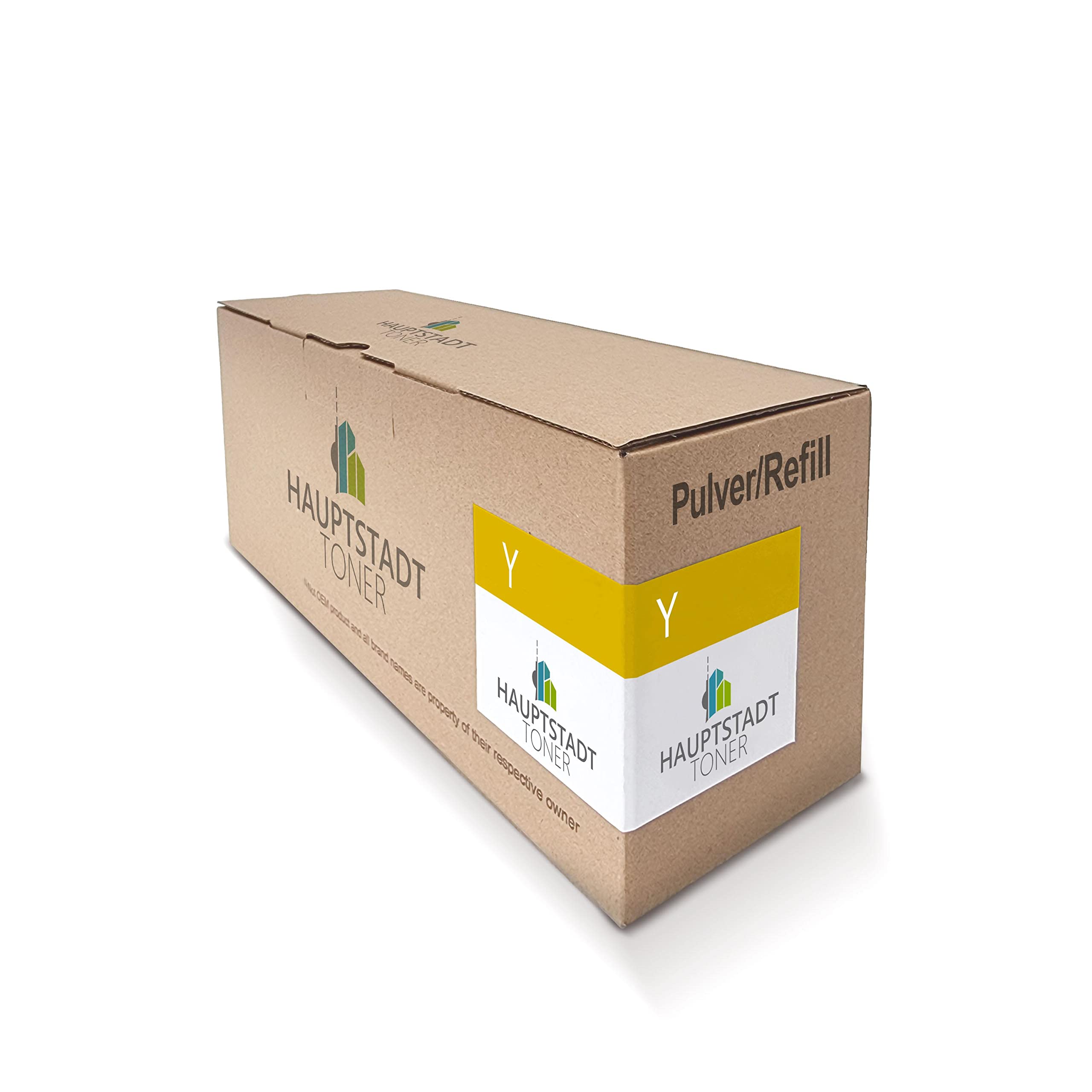 1 x toner HauptstadttttToner w proszku uzupełniający kompatybilny z Kyocera KM-C2630, KM-C2630DPN, KM-C2630DR, KM-C2630DRP, KM-C2630DRPS, KM-C2630DSPN, KM-C2630PN zastępuje 370AN310 TK-81 5Y żółty