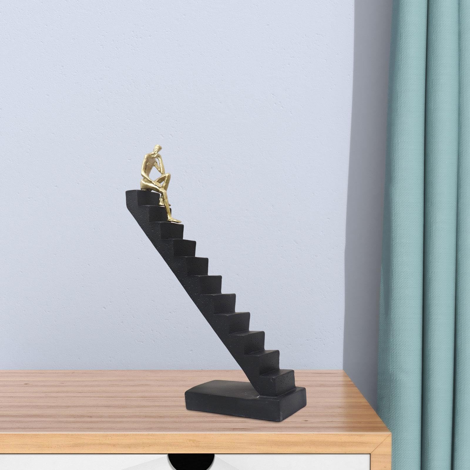 Escultura De Escalera De Resina Carácter Abstracto,Estilo C
