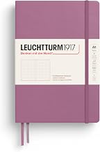 LEUCHTTURM1917 372185 Notebook Medium A5, Hardcover Writing Book, 251 Numbered Pages, Dusty Rose, Dotted