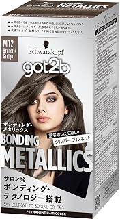 シュワルツコフ 【got2b】 ボンディング・メタリックス ヘアカラー ブルネットグレージュ(メタリックカラー / ブリーチオンカラー) 1個 (x 1) 医薬部外品