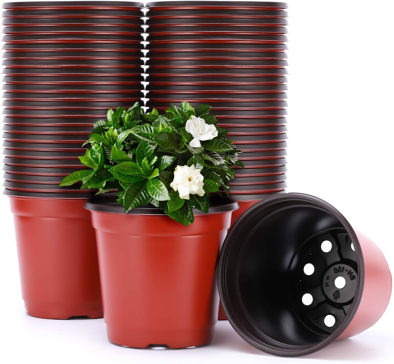 labworkauto 4.0" Seedling Pots Plastic Plant Pots Seedling