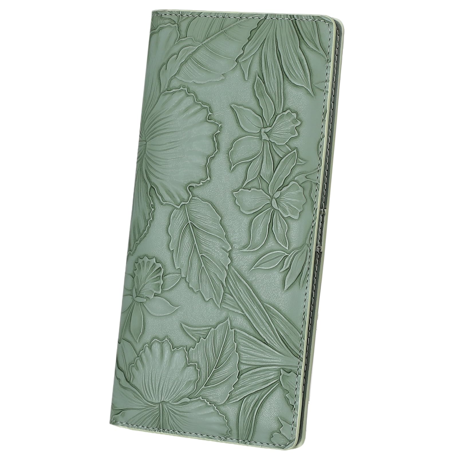 FALAN MULE Ultra Slim Thin Wallet for Women Bifold Leather RFID Blocking Designer Credit Card Holder