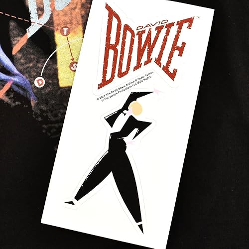 Miniatura 6 de David Bowie Let's Dance Rock Album Camiseta y pegatinas