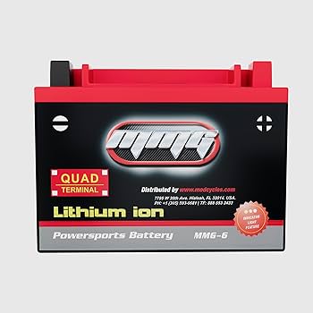 ヨーヨー　lithium plus Amazon.com: MMG Powersport Sealed Lithium Ion Battery (YTX20HL-BS