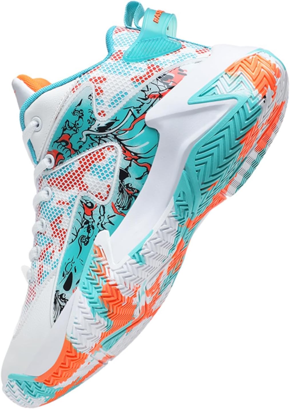 Qiucdzi Womens Basketball Shoes Fashion Sneakers Comfortable Athletic Lightweight Non Slip Outdoor Sport Volleyball Walking Shoes