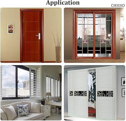 Miniatura 4 de CIKKIIO Burlete de sellado autoadhesivo de 32.8 pies para ventanas y puertas de casa, insonorización, resistente al viento, a prueba de polvo, mayor