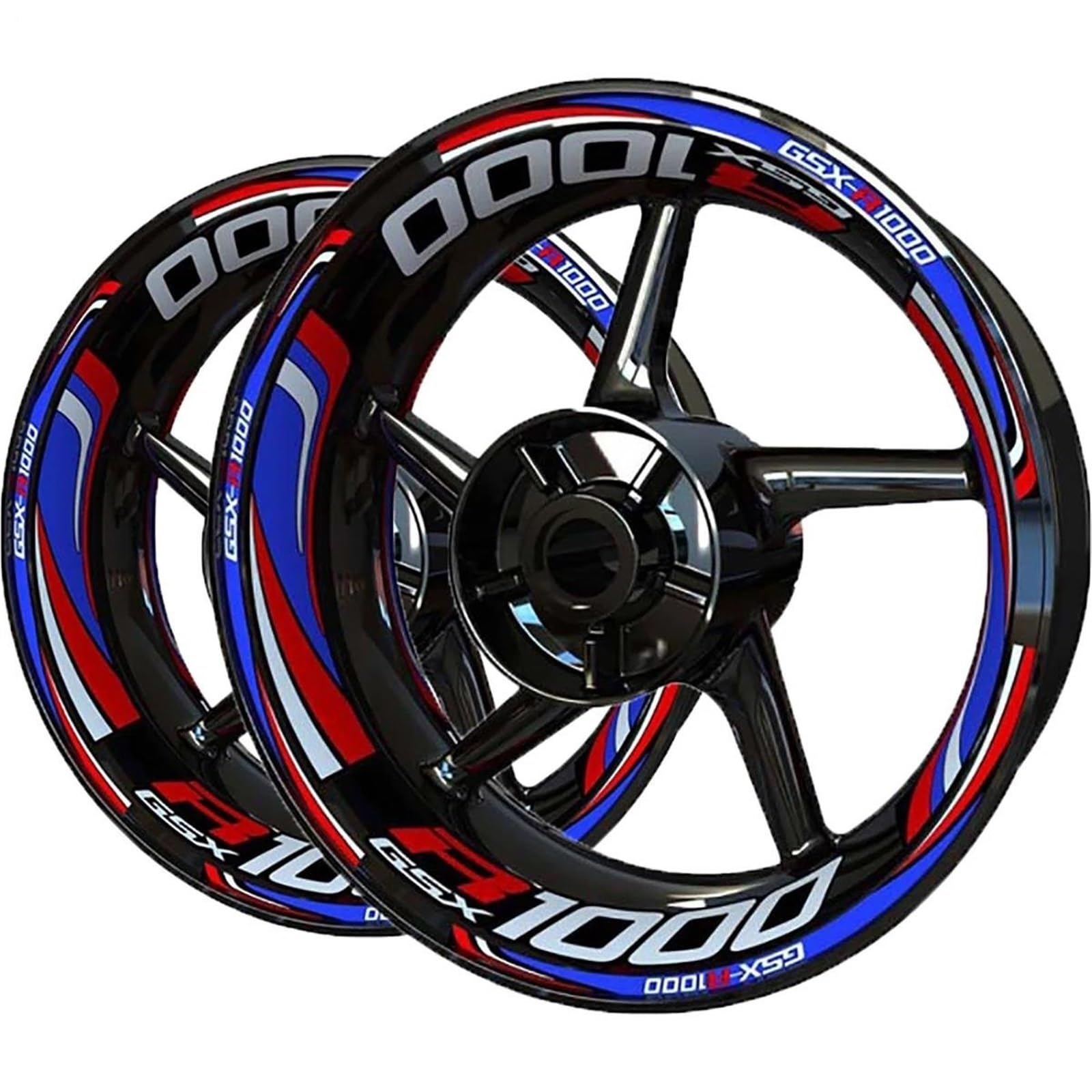 Wheel Stickers Motorcycle Wheel Reflective Decal for Suzuki GSXR1000 GSX-R 1000 GSXR GSX R1000 Sticker Rim Stickers Hub Decals Rim Reflective Decal