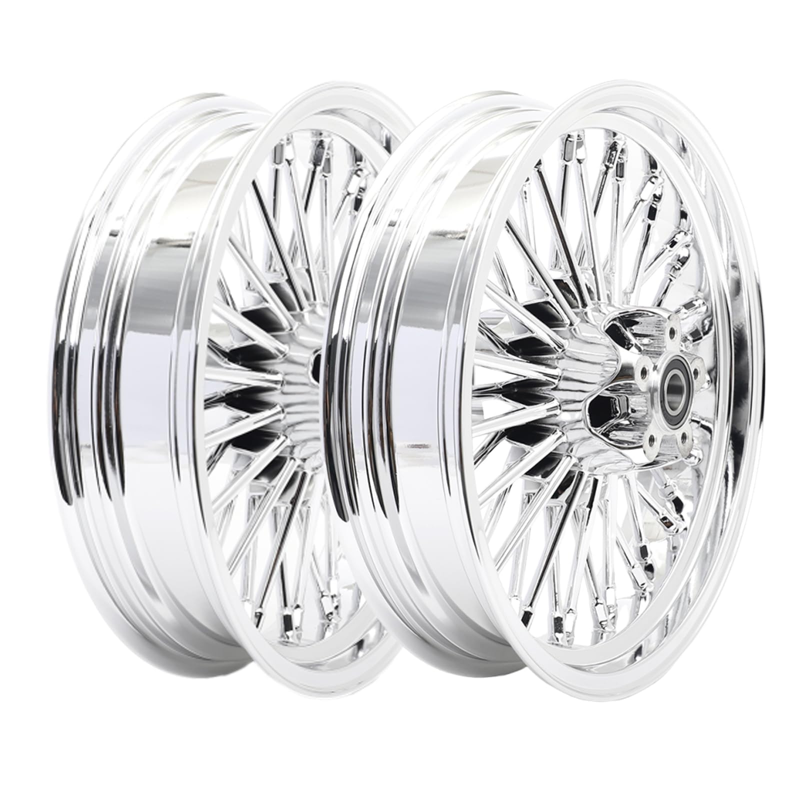 Amazon.com: TOFR 16x3.5 Front 16x3.5 Rear Wheels Rims Fat Spoke