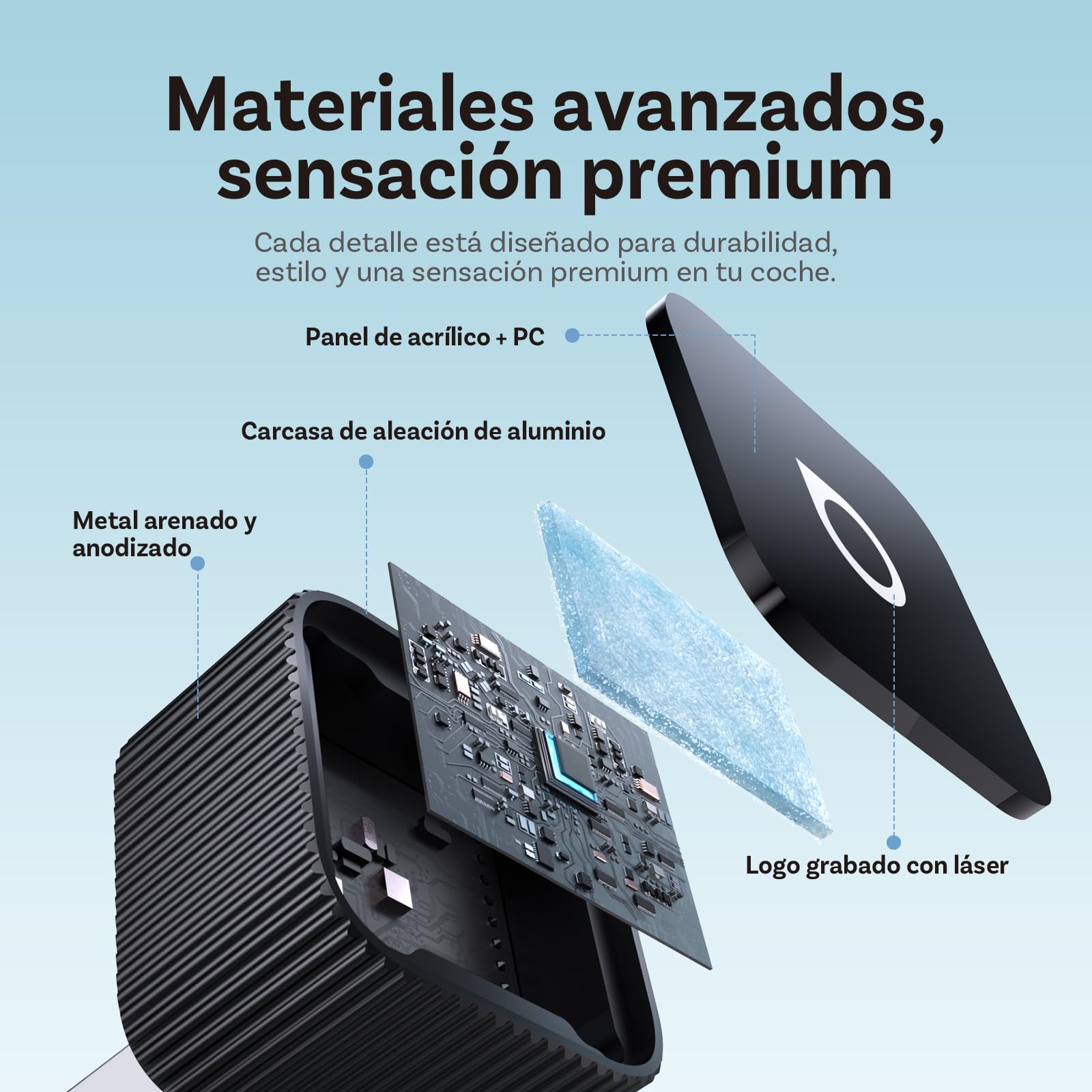 OTTOCAST (2026 Mejorado) Adaptador CarPlay Inalámbrico y Android Auto 2 en 1, Mini Slim para iOS 10+ y Android 11+, Multiusuario, Plug & Play, Conexión Rápida
