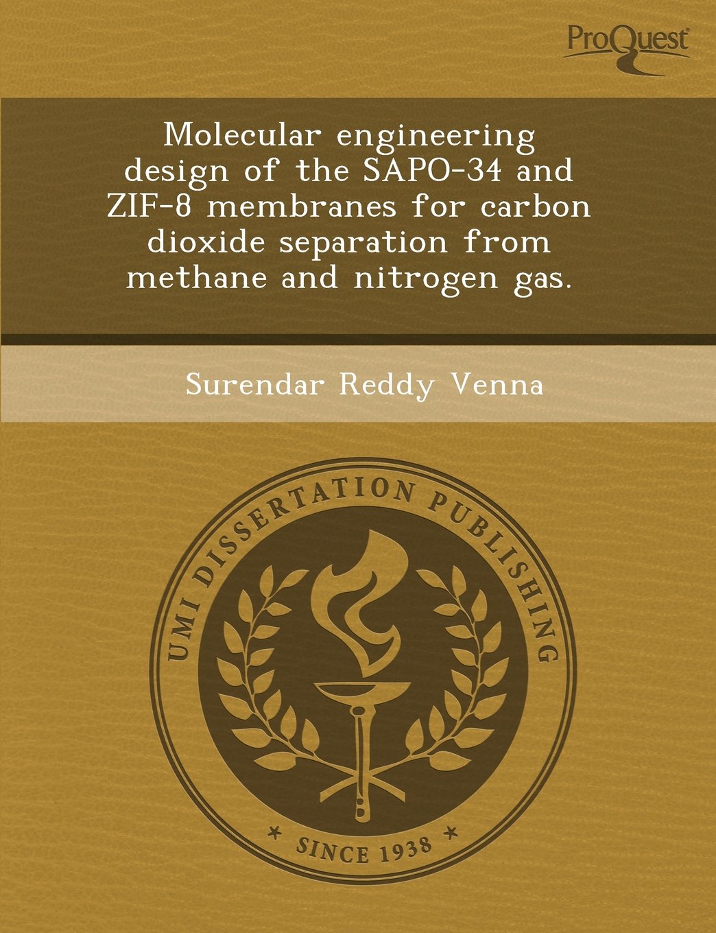 Molecular Engineering Design Of The Sapo 34 And Zif 8 | Desertcart Sri ...