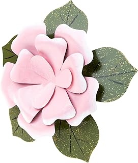 JOINPAYA Decoraciones de rosas de hierro forjado Decoración de la habitación escultura de pared colgante hogar mural esculpido decoración de pared con diseño de rosas rosa colgando adorno