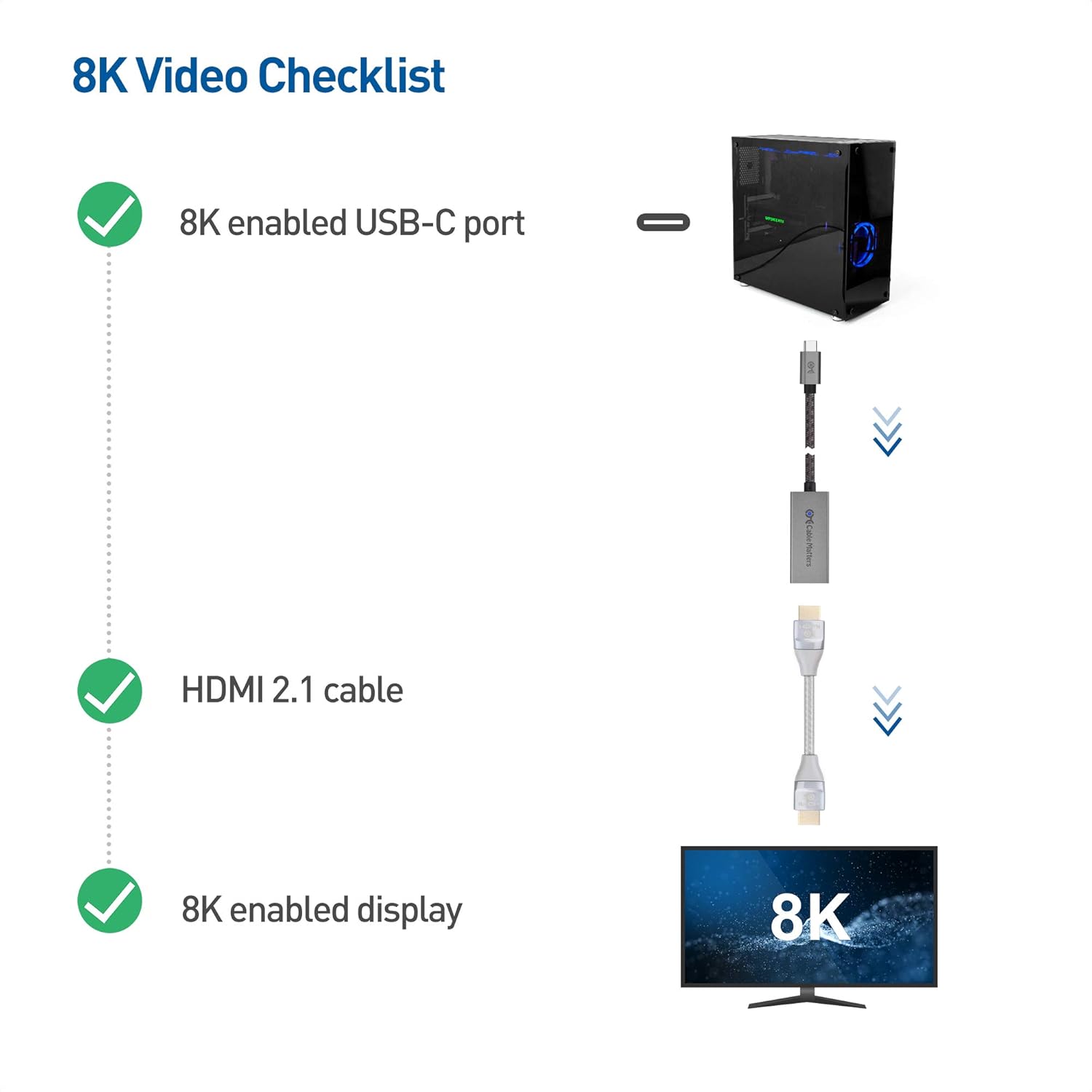 Authеntіс Crаzу Dеаlѕ Cable Matters 48Gbps USB C to HDMI Adapter Supporting 4K 120Hz and 8K HDR - Thunderbolt 3 and Thunderbolt 4 Port Compatible - Maximum Supported Resolution on Any MacBook via This Adapter is 4K@60Hz 60% оƒƒ Dіѕсоunt Cable Matters 48Gbps USB C to HDMI Adapter Supporting 4K 120Hz and 8K HDR - Thunderbolt 3 and Thunderbolt 4 Port Compatible - Maximum Supported Resolution on Any MacBook via This Adapter is 4K@60Hz