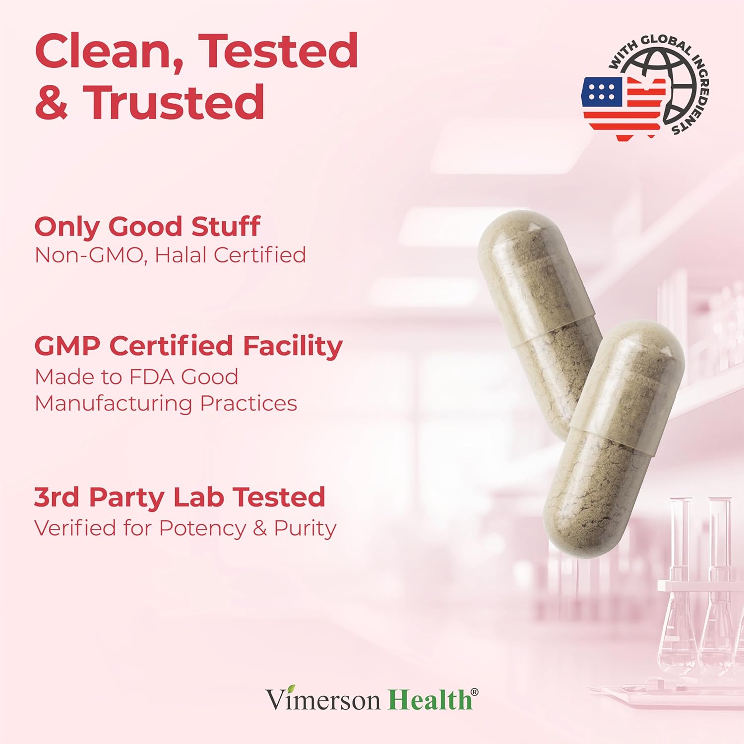 Hormone Harmony for Women with Black Cohosh, Dong Quai & Red Clover – Natural Hormone Balance for Women of All Ages – Supports PMS, Menopause & Mood – Women’s Hormone Balance Supplement – 60 Capsules - Image 4