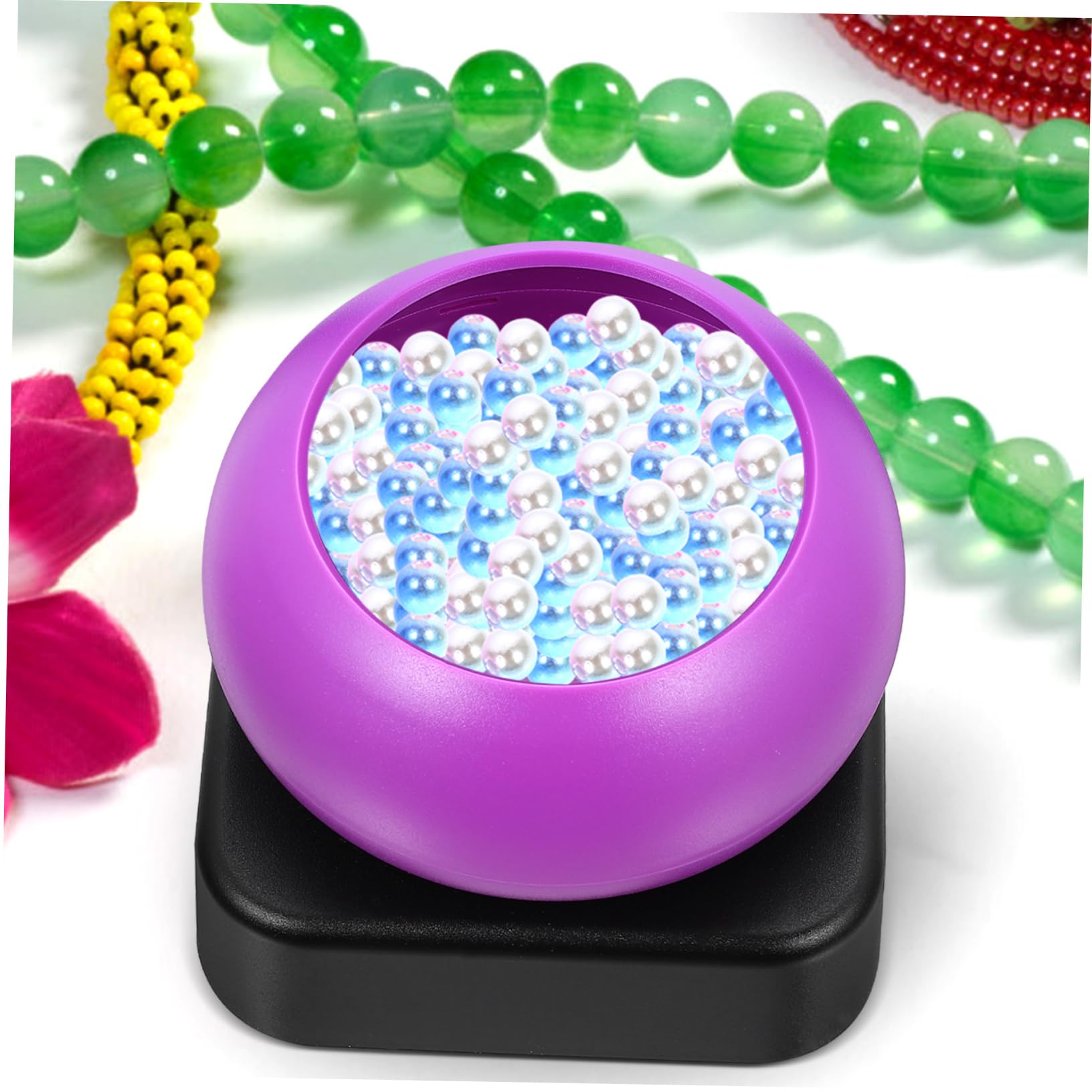 HAPINARY Bead Spinner Bead Threading Tool Beading Accessory Flat Clay Stringing Kit