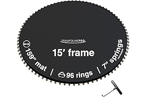 Trampoline Pro Replacement Mat for 15ft Round Trampoline Frames with 96 Springs